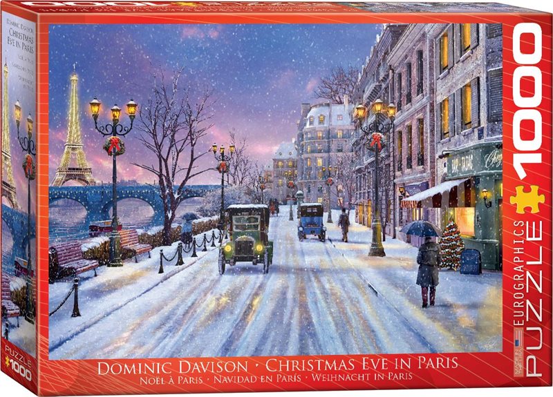 Pussel 1000 bit Christmas Eve In Paris