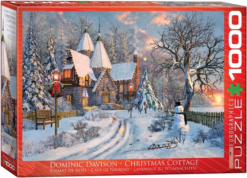 Pussel 1000 bit Christmas Cottage