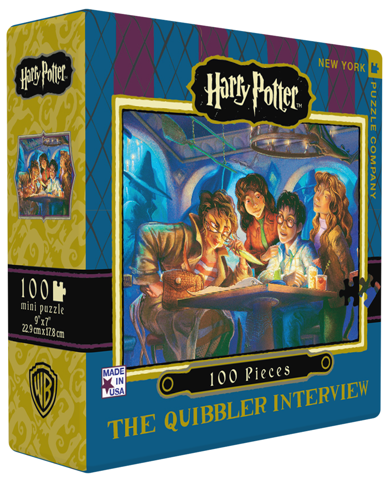 Pussel 100 bit. Mini Harry Potter The Quibbler interview
