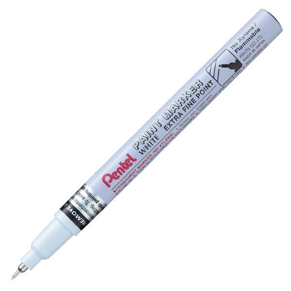 Lackpenna Pentel 0,8mm Vit