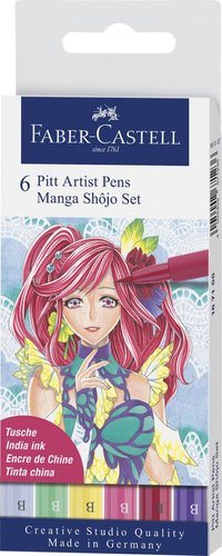 Pennset PITT Artist Pens Manga Shôjo
