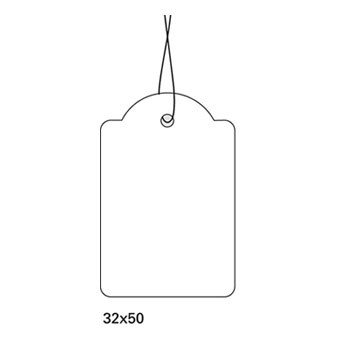 Herma hängetikett m/sträng 32x50 (100)