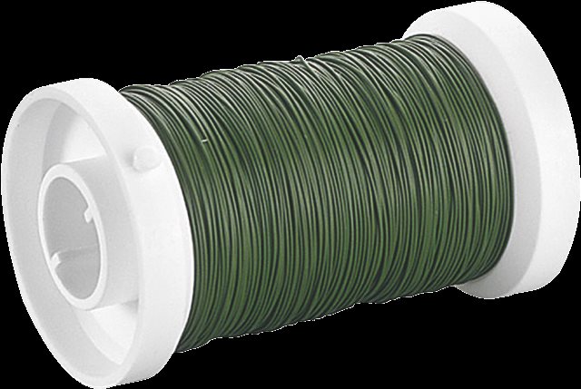 Ståltråd Bindtråd 0,35mm mossgrön 