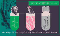 Magnetbokmärke Jacob Grimm