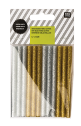 Limstänger 7mm Rico Till Limpistol Guld och Silver 12st