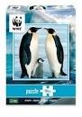 Pussel 100P bit WWF Pingviner