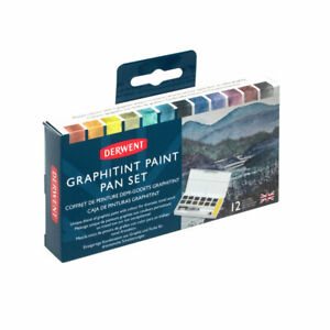 Gouache Derwent Graphitint Paint Pan 12 Pack