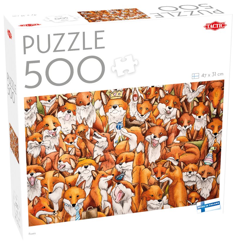 Pussel 500 bit Foxes