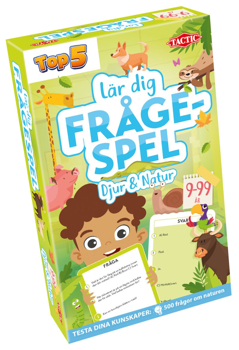Spel Lär dig Djur Och Natur Resespel