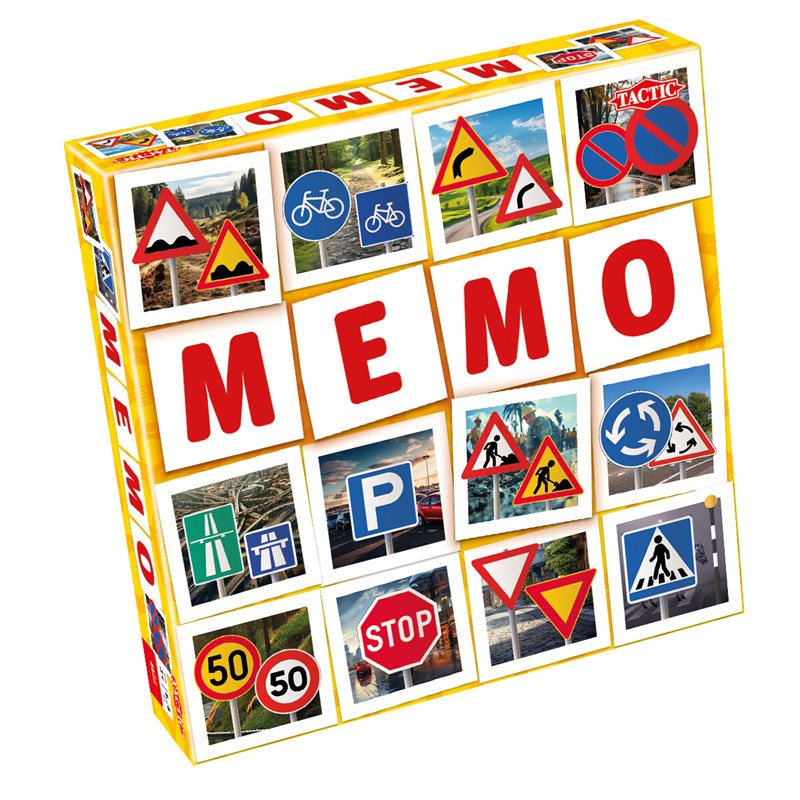 Spel Memo Trafikmärken