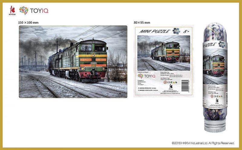 Pussel 150 bit mini Fordon Freighttrain