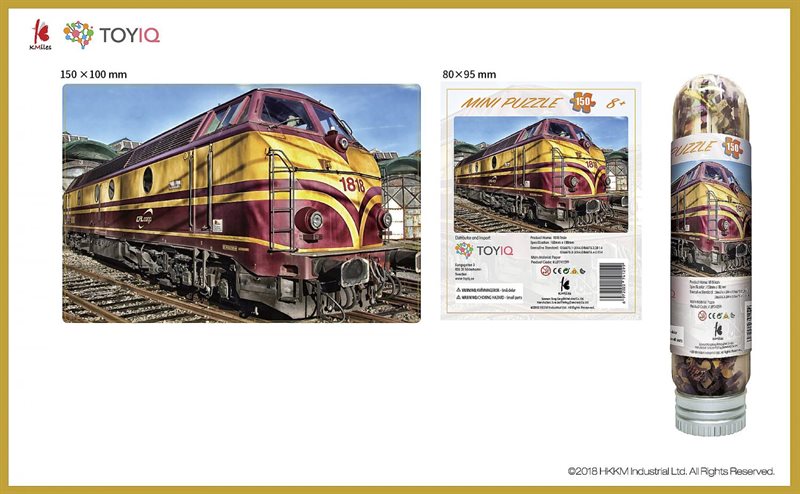 Pussel 150 bit mini Fordon Red Train