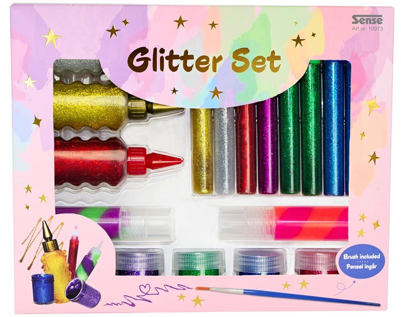 Glitterset Stort Glitterpaket