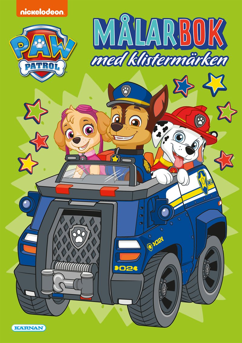 Målarbok Paw Patrol