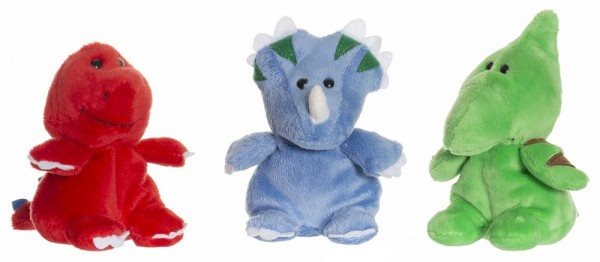 Teddy Fantasy Beanies, Dino 3 olika
