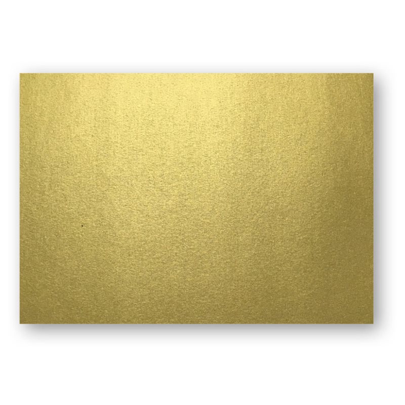 Kort A7 enkla 10p guld