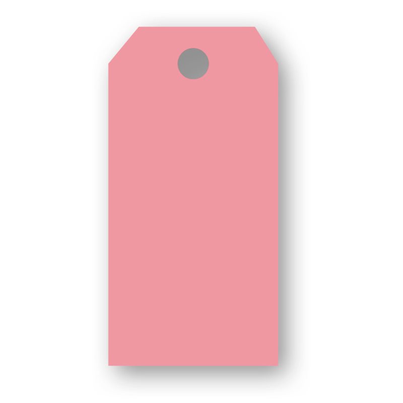 Adresskort enkla 10p rosa
