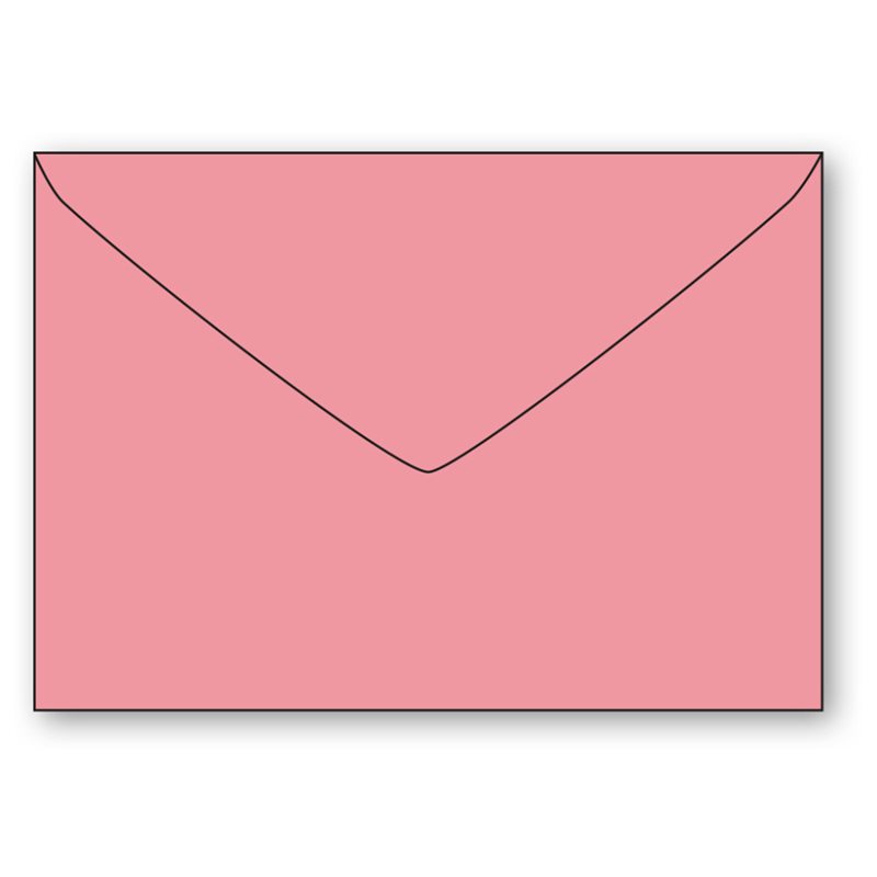 Kuvert C7 5p rosa