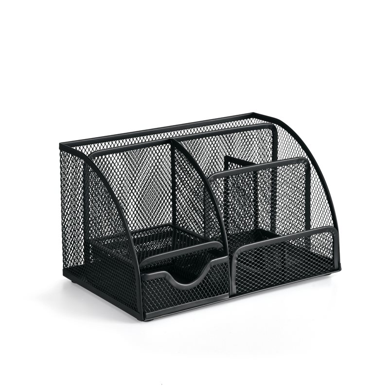 Skrivbordsställ Mesh Svart