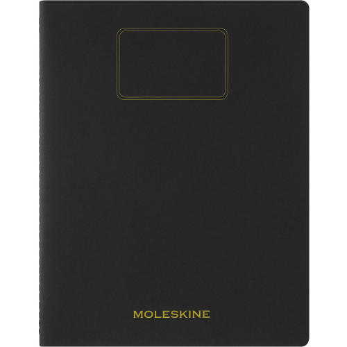 Anteckningsbok Moleskine Cahier Linjerad XXL Svart