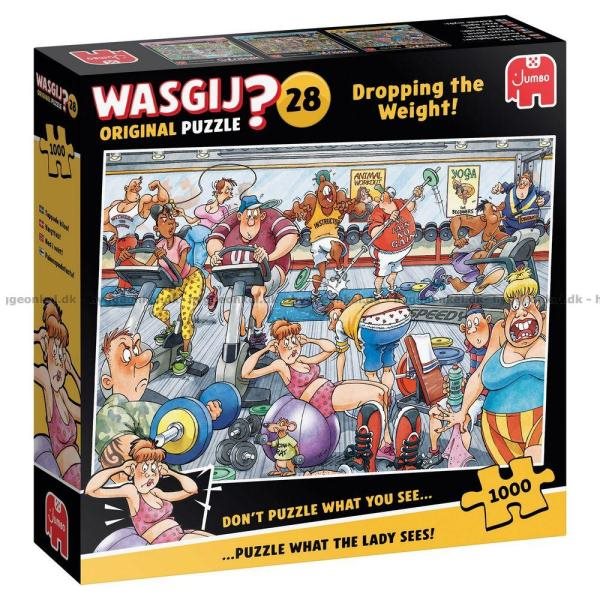 Pussel 1000 bit Wasgij Dropping The Weight