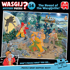 Pussel 1000 bit Wasgij Mystery The Hound of Wasgijville