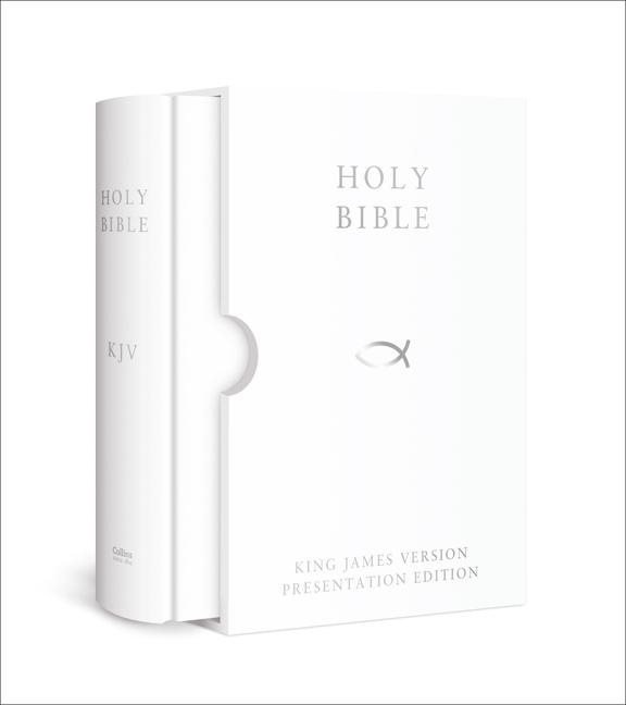 Holy bible: king james version (kjv) white presentation edition