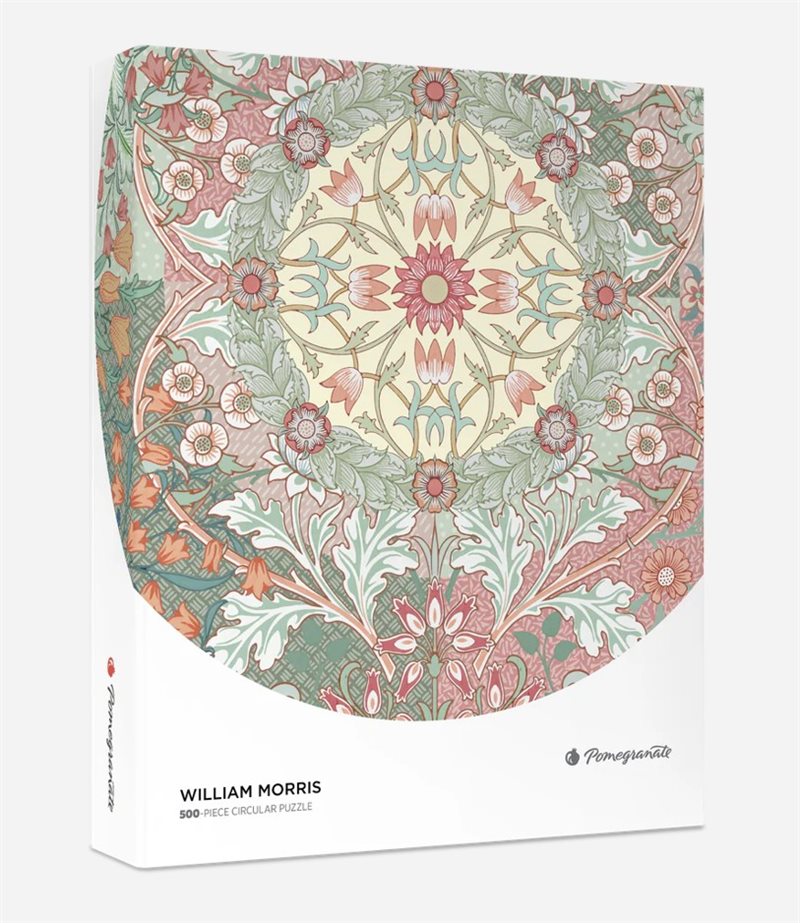 William Morris 500-Piece Circular Jigsaw Puzzle