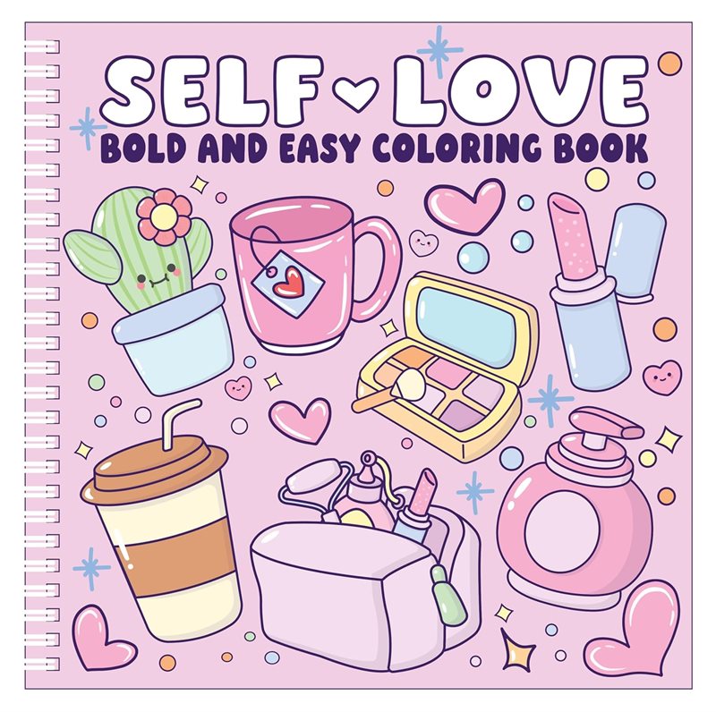Self Love Bold and Easy Coloring Book