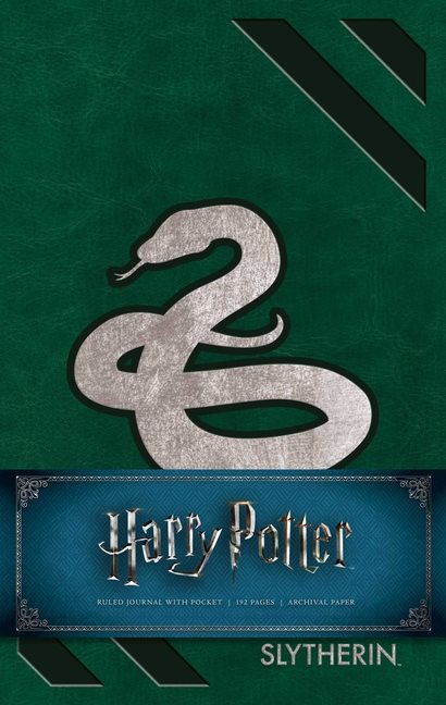 Harry potter slytherin hardcover ruled journal - redesign