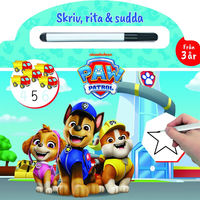Skriv och sudda ut. Paw Patrol