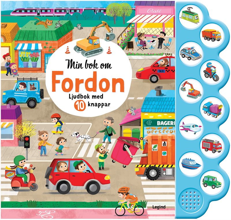 Fordon : ljudbok med 10 knappar