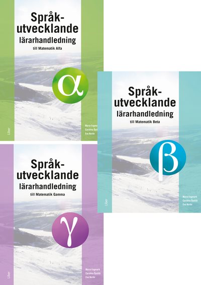 Språkutvecklande lärarhandledningar till Matematik Alfa, Beta, Gamma