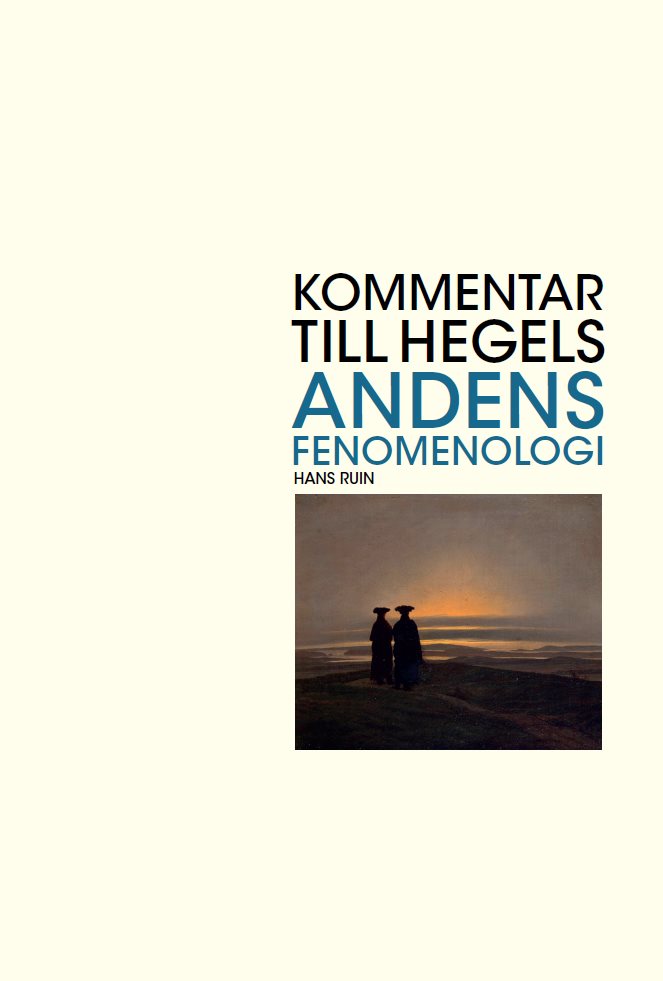 Kommentar till Hegels Andens fenomenologi