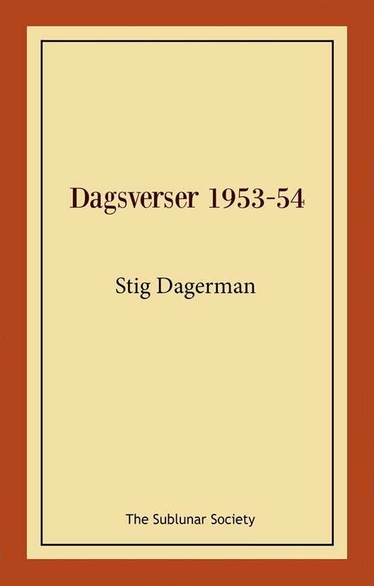 Dagsverser 1953-54