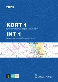 Kort 1 : symboler, förkortningar, begrepp i svenska och internationella sjökort / Int 1 : symbols, a