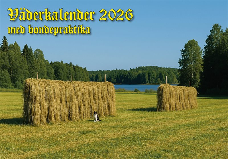 Väderkalendern 2026 med bondepraktikan