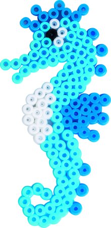 Pärlplatteset enhörning