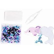 Pärlplatteset delfin