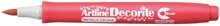 Artline Decorite Pensel metallic röd