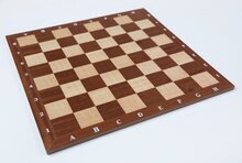 Schackbräde 40x40 cm med rutor i trämosaik