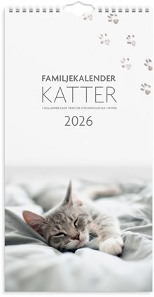 Familjekalender 2026 Katter