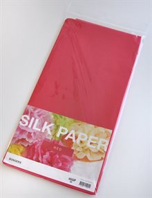 Silkespapper Röd 50x70cm 10-pack