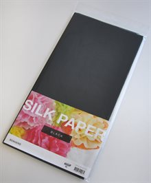Silkespapper Svart 50x70cm 10-pack