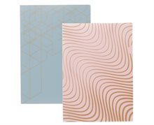 KOZO 2 x L Folder, Pink/Blue