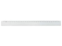 Linjal 30 cm cm/mm-gradering plast 10/FP