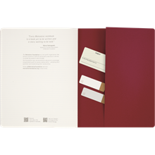 Anteckningsbok Moleskine Cahier Linjerad XXL Röd